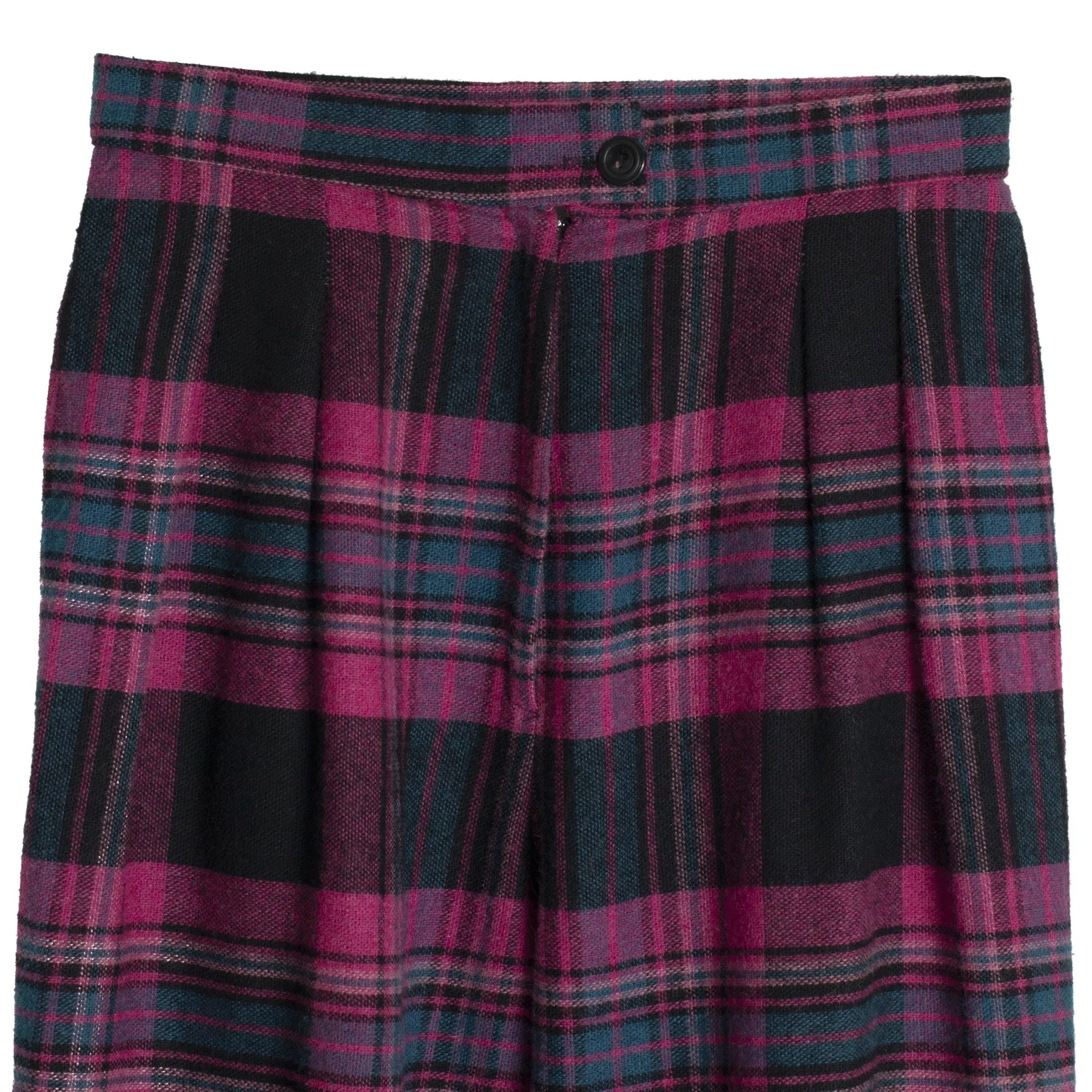 80s, Plaid Twill Weave, Brushed, Punk-Era