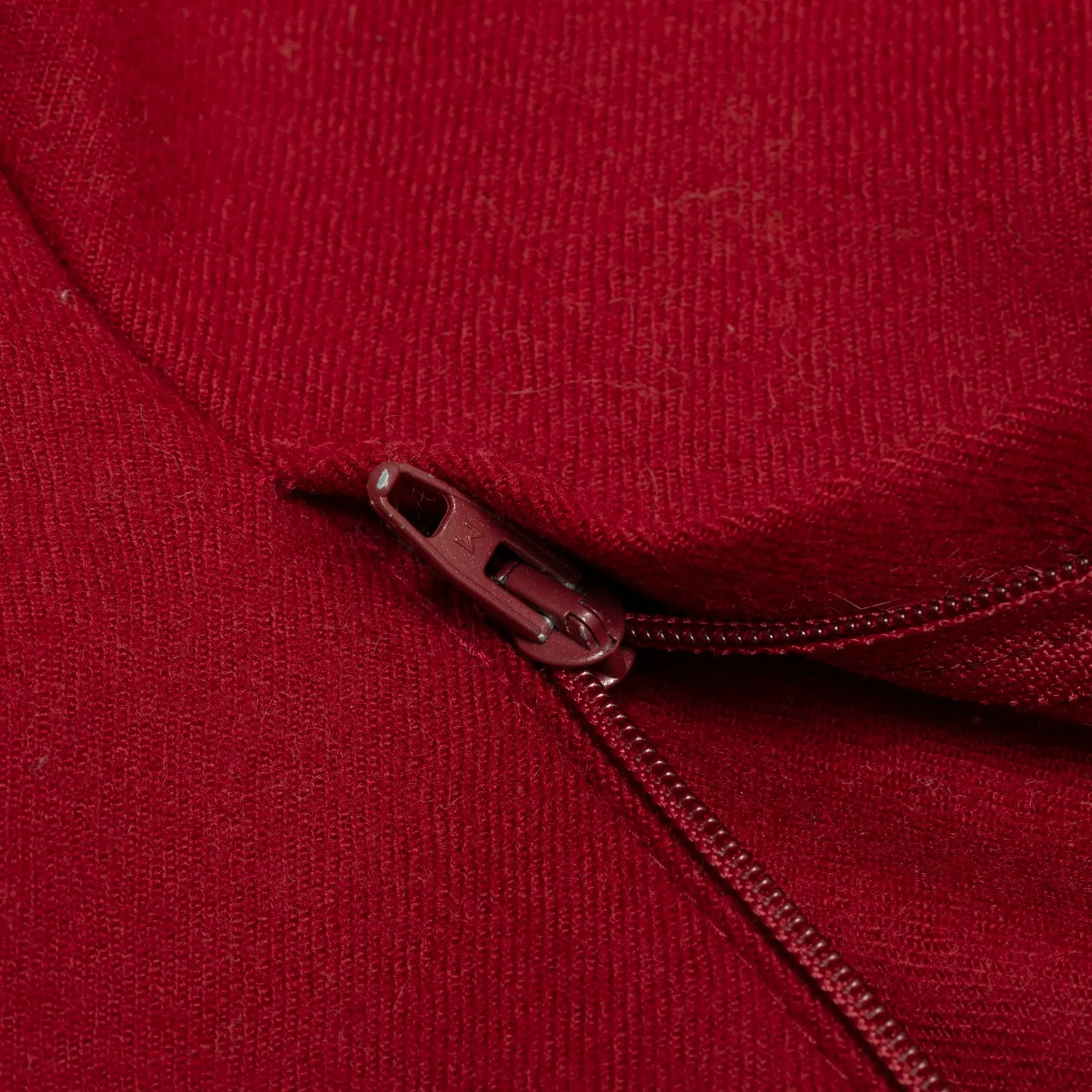 80s, Woolmark, Brushed Flannel, High Volume, Carmine