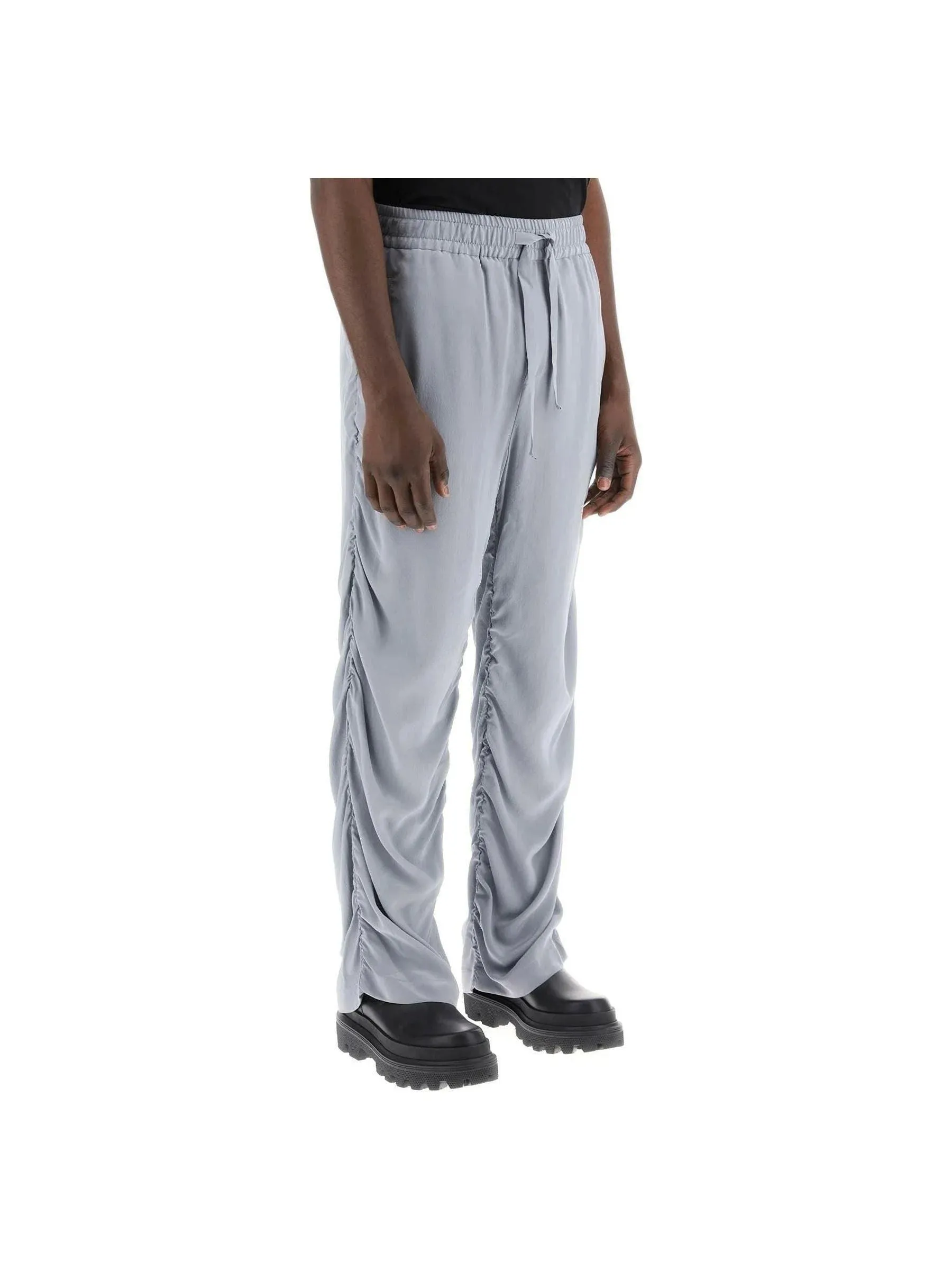 Ato Draped Crêpe Trousers