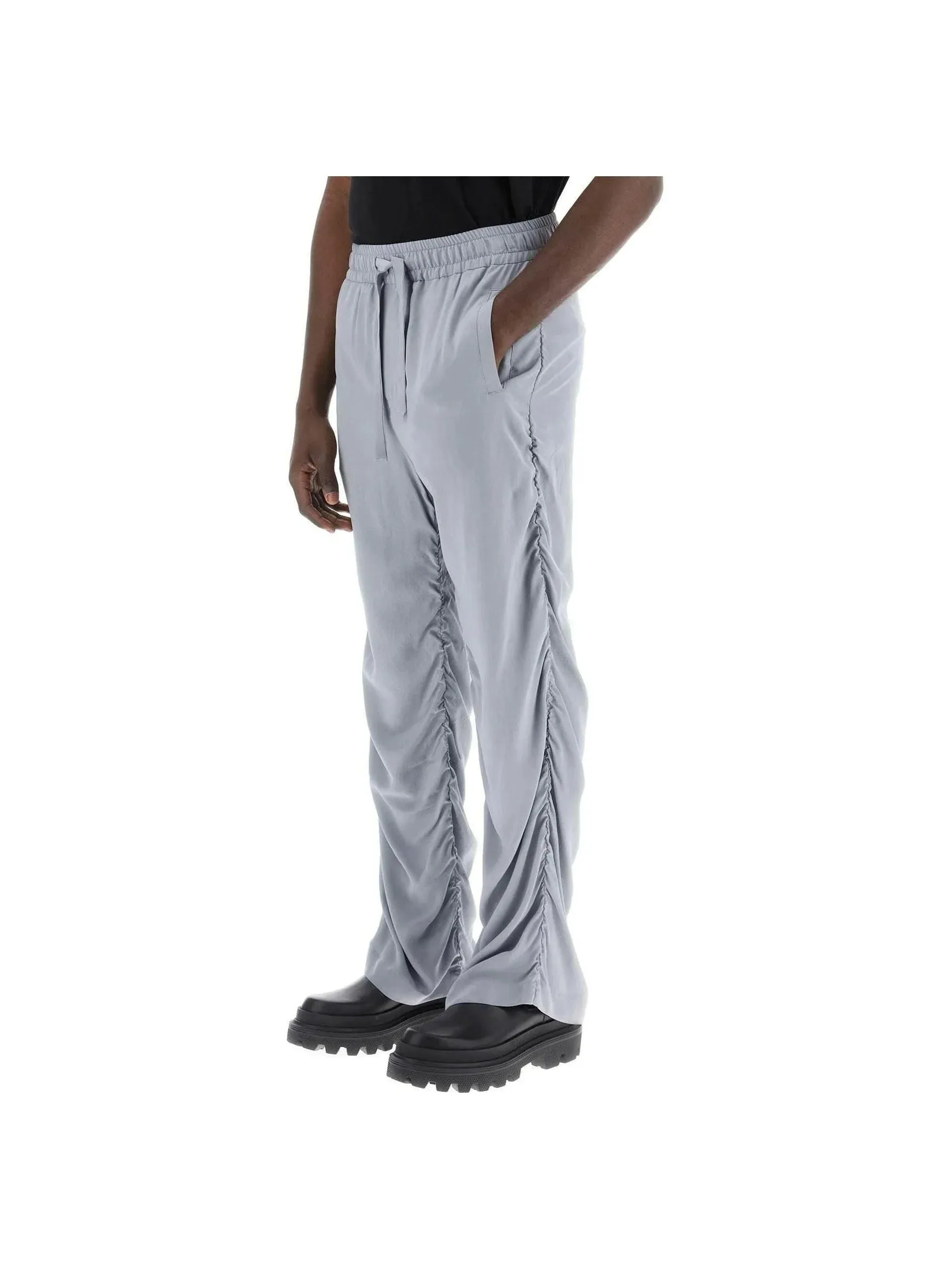 Ato Draped Crêpe Trousers