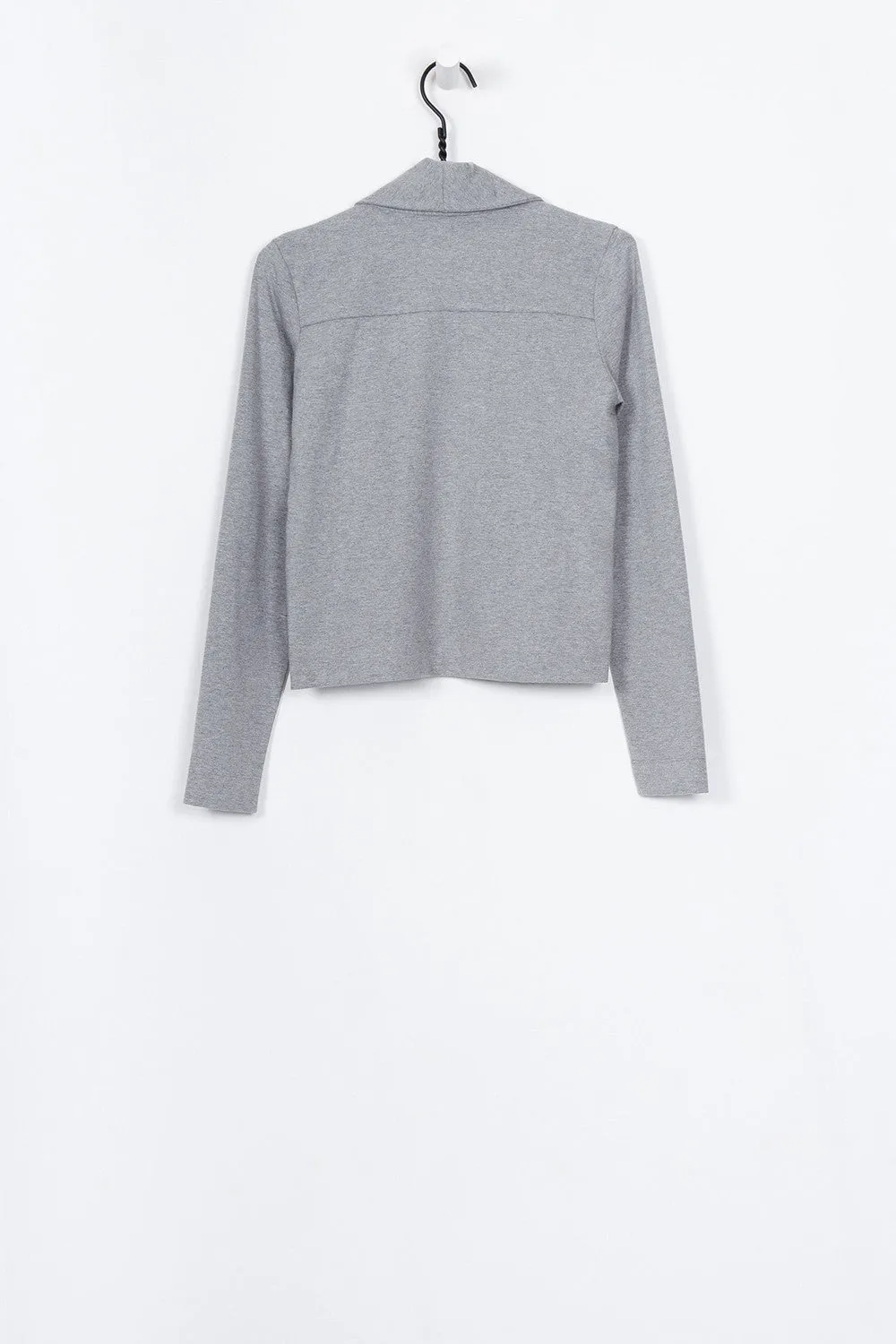 BB Drape Cardigan - Grey Marl