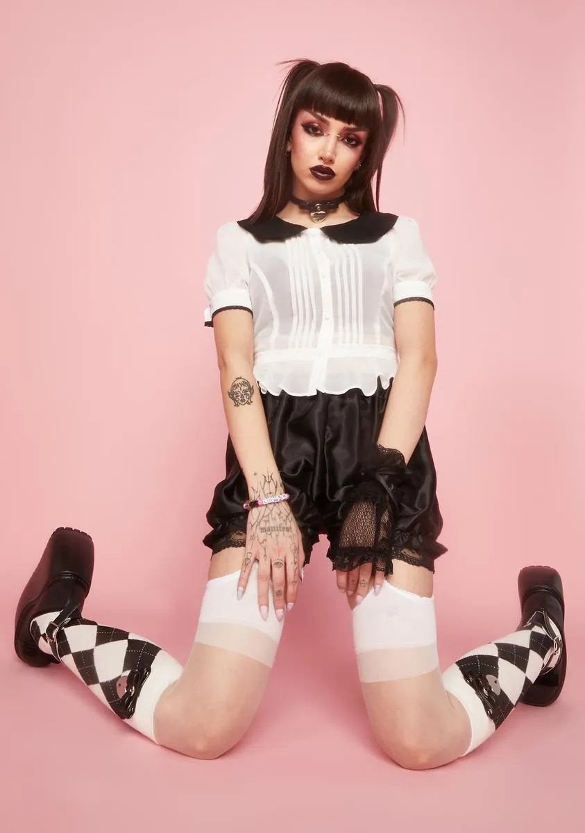 Big Girls Don't Cry Sheer Blouse