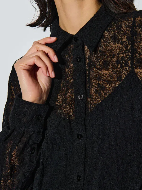 Burke Top - Jet Black