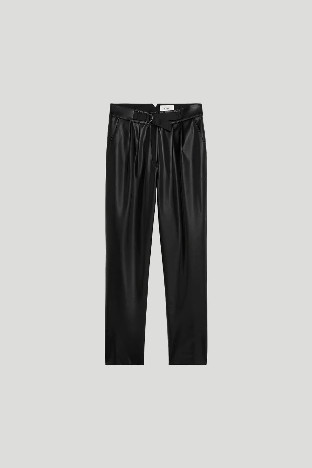 FAUX LEATHER TROUSERS