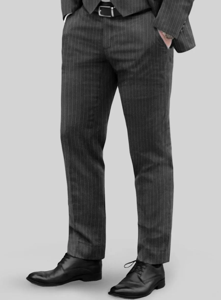 Gray Pinstripe Pants