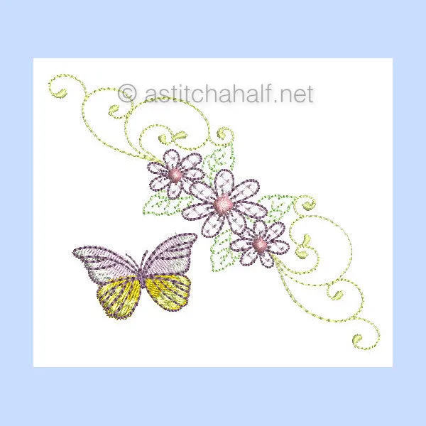Lacy Daisy Outlines Combo