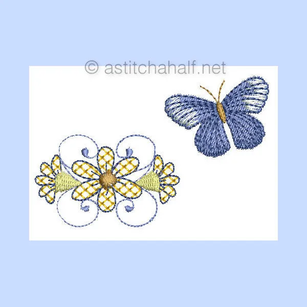 Lacy Daisy Outlines Combo