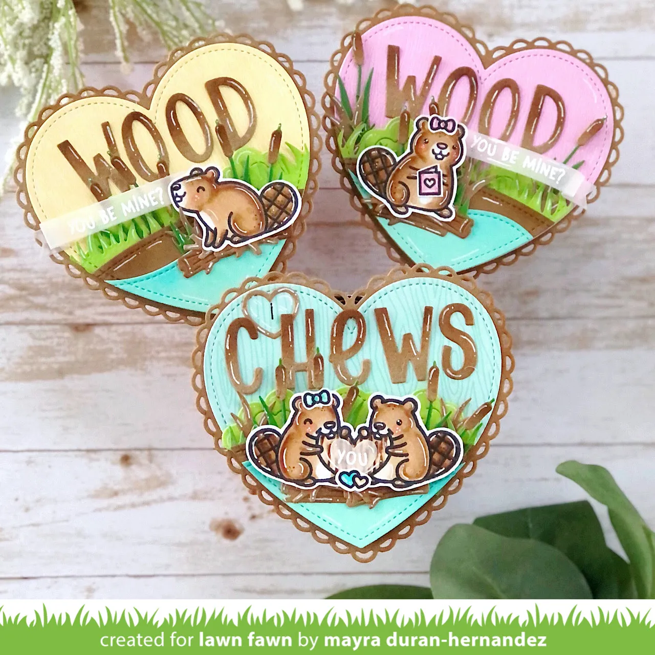 LAWN FAWN: Lacy Heart Stackables | Lawn Cuts Die