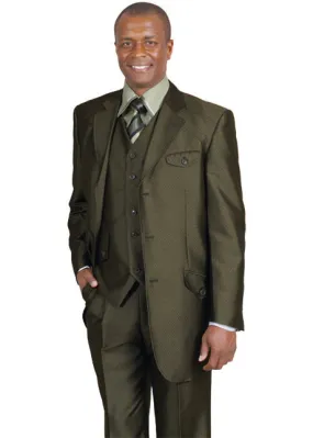 Milano Moda 5904V-OL Mens Suit