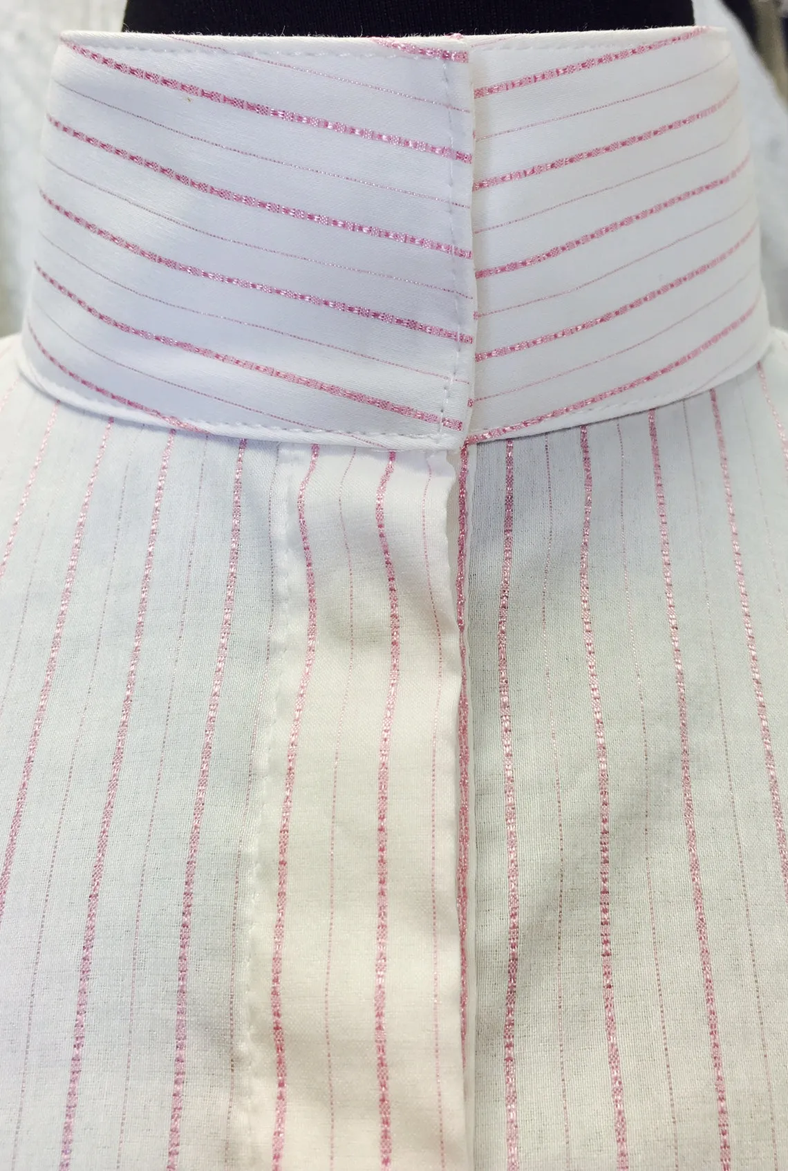 Paris Show Shirt Special Edition Pink/Silver Stripe - Ladies