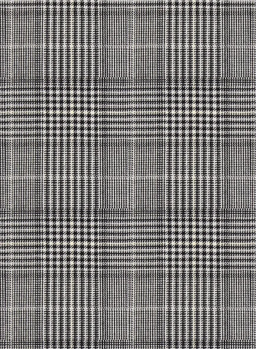 Reda Galie Gray Checks Wool Pants