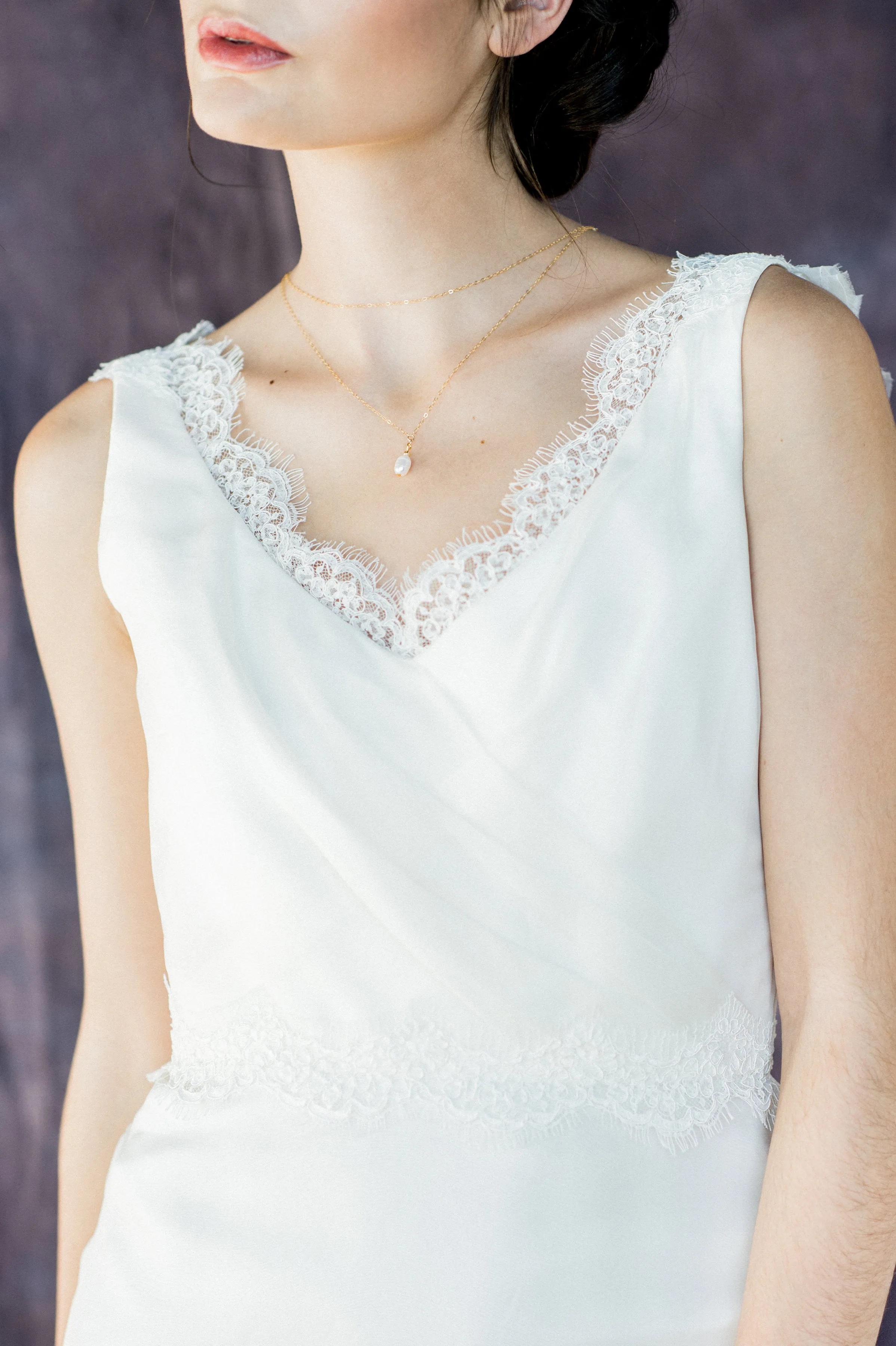 RITA Freshwater Pearl Layered Bridal Necklace
