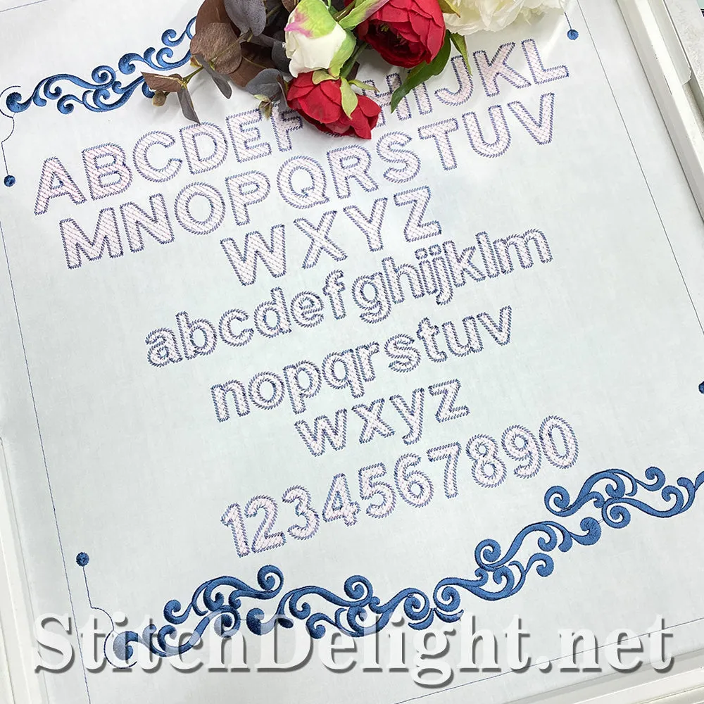 SDS1771 Lacy Block Font