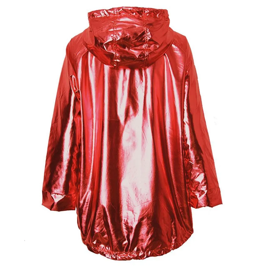 Shiny Hodded Jacket