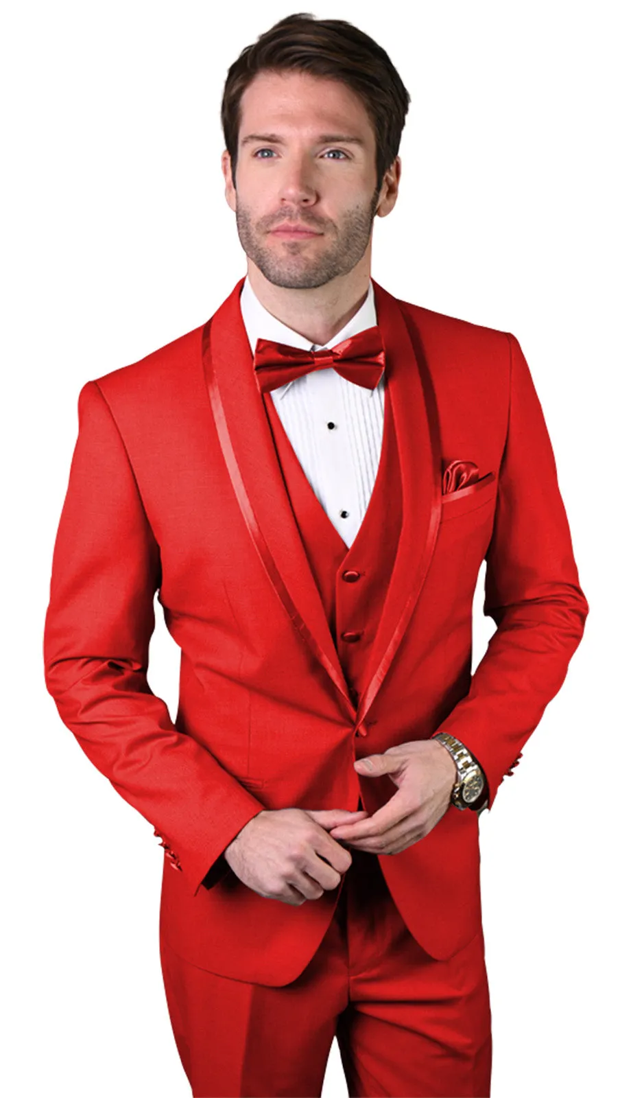 Statement  CAESAR-RED Mens Suit