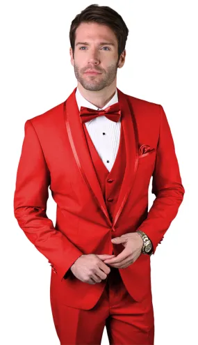 Statement  CAESAR-RED Mens Suit