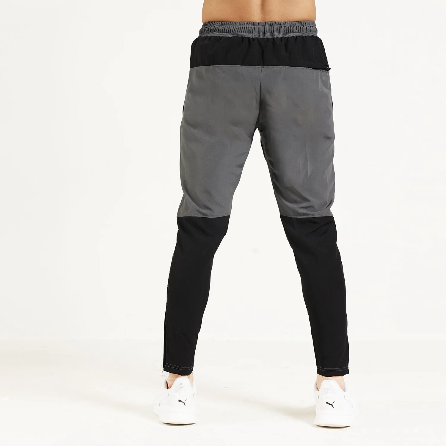 The Perfect Charcoal And Black Contrast Fitted Bottoms