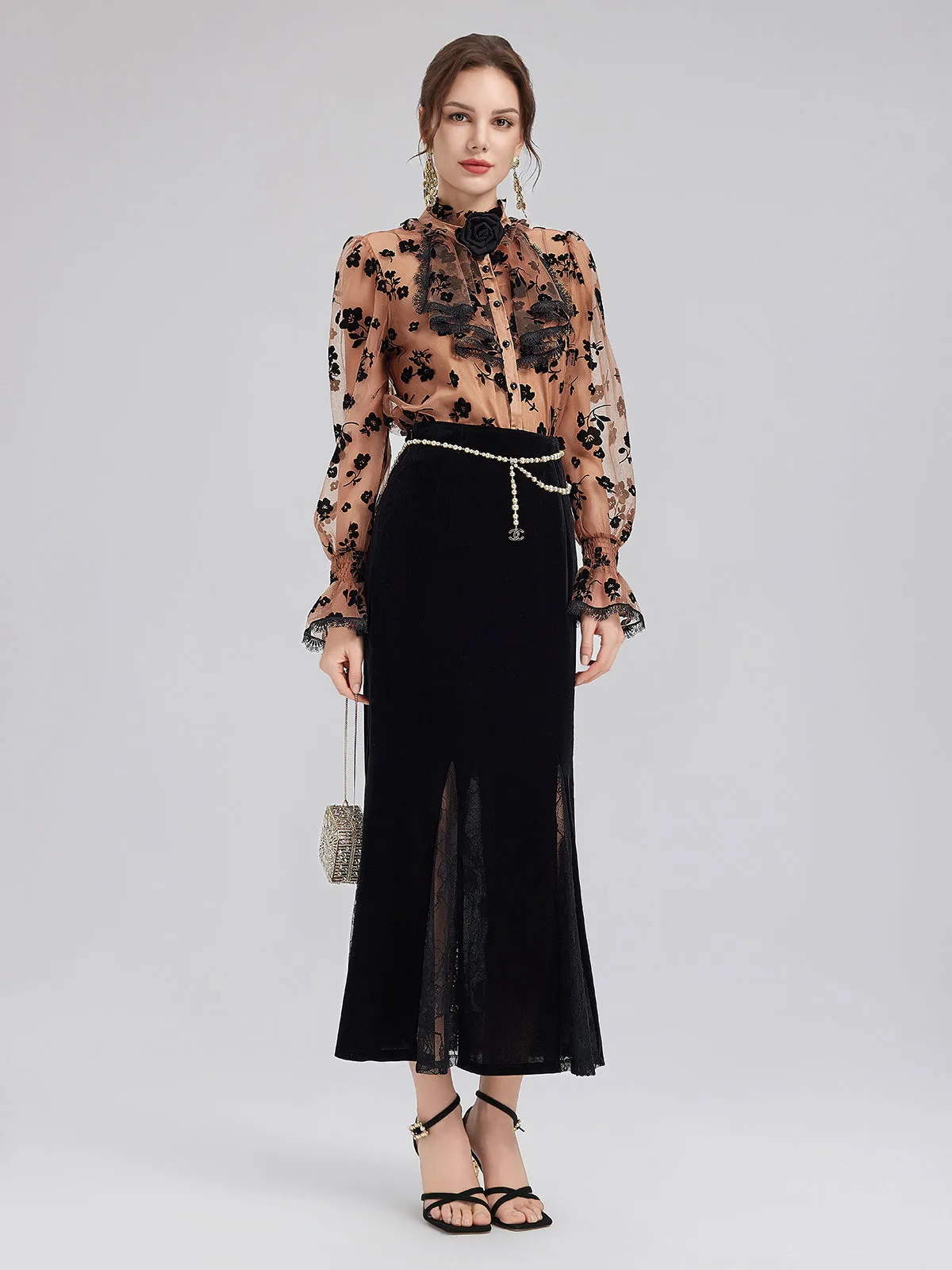 Vintage Ruffled Court Shirt